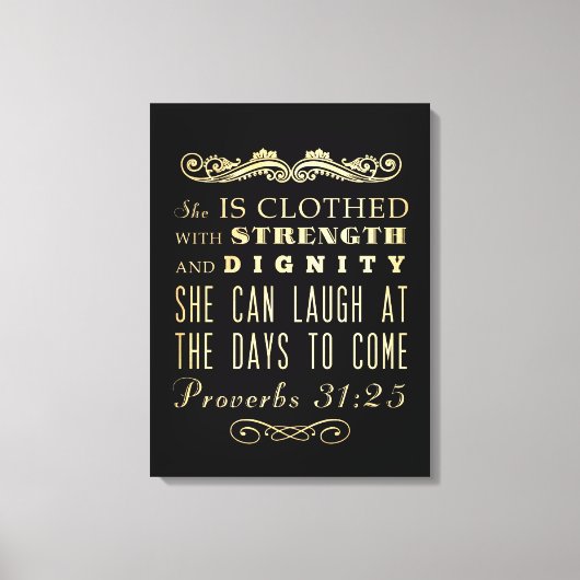 Christelijke Bijbelversie met scripts - Proverbs 3 Canvas Afdruk (Voorkant)