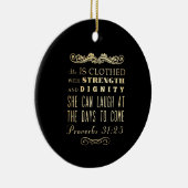 Christelijke Bijbelversie met scripts - Proverbs 3 Keramisch Ornament (Rechts)