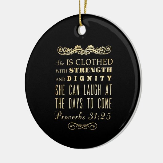 Christelijke Bijbelversie met scripts - Proverbs 3 Keramisch Ornament (Links)