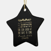 Christelijke Bijbelversie met scripts - Proverbs 3 Keramisch Ornament (Links)