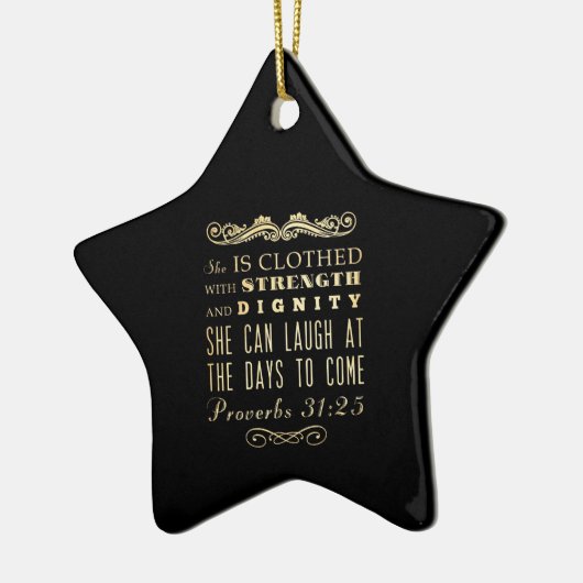 Christelijke Bijbelversie met scripts - Proverbs 3 Keramisch Ornament (Links)