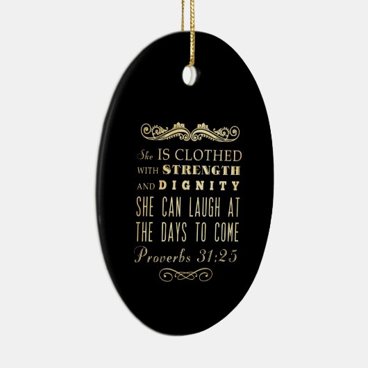 Christelijke Bijbelversie met scripts - Proverbs 3 Keramisch Ornament (Rechts)