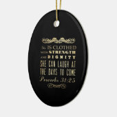 Christelijke Bijbelversie met scripts - Proverbs 3 Keramisch Ornament (Links)