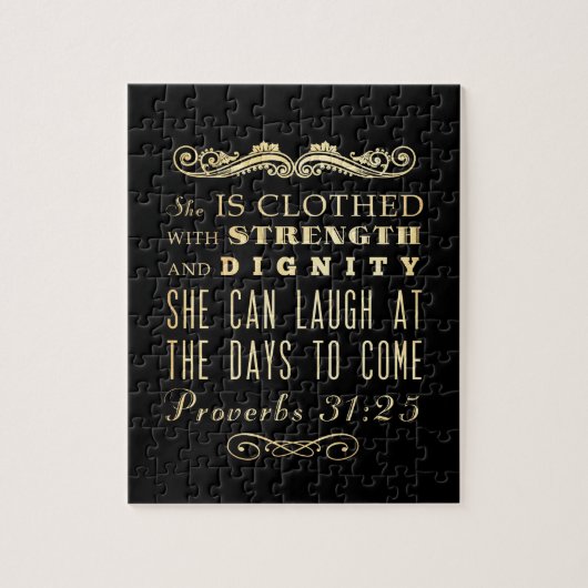 Christelijke Bijbelversie met scripts - Proverbs 3 Legpuzzel (Verticaal)