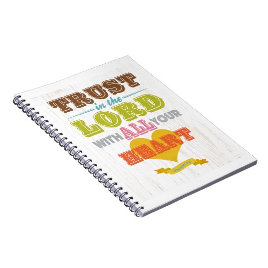 Christelijke Bijbelversie met scripts - Proverbs 3 Notitieboek (Rechterzijde)