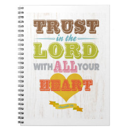 Christelijke Bijbelversie met scripts - Proverbs 3 Notitieboek