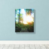 Christelijke bijbelversie van de architectuur van canvas afdruk (Insitu (Houten vloer))