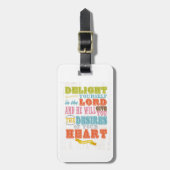 Christelijke Bijbelversie van de Bijbel van de Sch Bagagelabel (Voorkant verticaal)