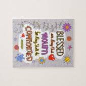 Christelijke Bijbelversie van de tekstmodule Bijbe Legpuzzel (Horizontaal)