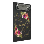 Christelijke Bijbelversie: Vertrouwen in de Heer e Mini Klembord (Schuin)