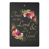 Christelijke Bijbelversie: Vertrouwen in de Heer e Mini Klembord (Achterkant)