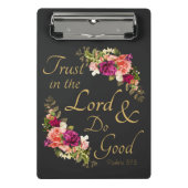 Christelijke Bijbelversie: Vertrouwen in de Heer e Mini Klembord (Voorkant)