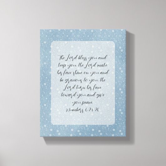 Christelijke Bijbelverzen Kunst Canvas Afdruk (Voorkant)