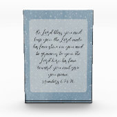 Christelijke Bijbelverzen Kunst Fotoblokken (Voorkant)