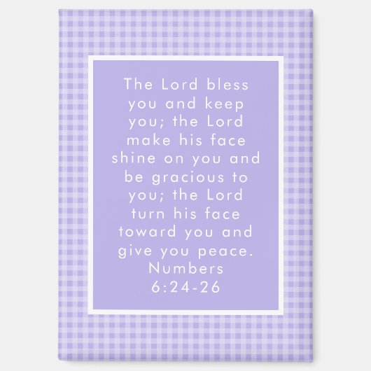 Christelijke Bijbelverzen Kunst Magneet (Voorkant)