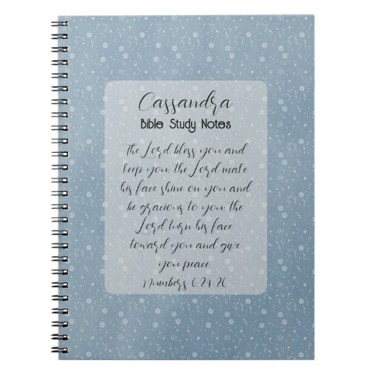 Christelijke Bijbelverzen Kunst Notitieboek (Voorkant)