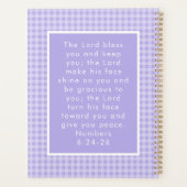 Christelijke Bijbelverzen Kunst Planner (Achterkant)