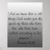 Christelijke Bijbelverzen Poster (Voorkant)