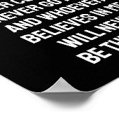 CHRISTELIJKE BIJBELVERZEN  POSTER (Hoek)