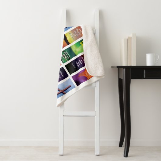 Christelijke Bijbelverzen Sherpa Deken (In situ)