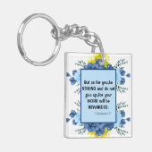 Christelijke Bijbelverzen Sleutelhanger (Voorkant Links)