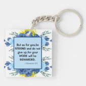 Christelijke Bijbelverzen Sleutelhanger (Achterkant)