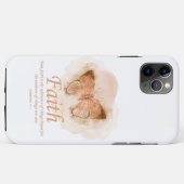 Christelijke bijbelvlinder voor vrouwen: Faith Case-Mate iPhone Case (Achterkant (horizontaal))