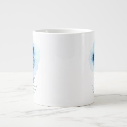 Christelijke bijbelvlinder voor vrouwen: Vrede Grote Koffiekop (Voorkant)