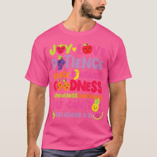 Christelijke bijbelvruchten van de gedistilleerde  t-shirt