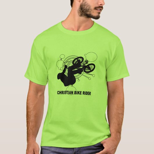Christelijke Bike Rider T-shirt (Voorkant)