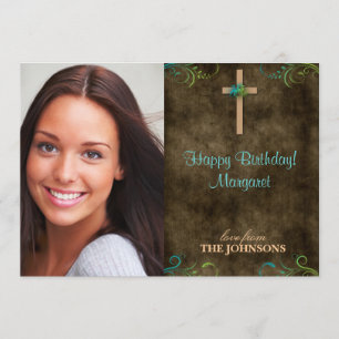 Christelijke Birthday Party foto Ik kan alles doen Kaart