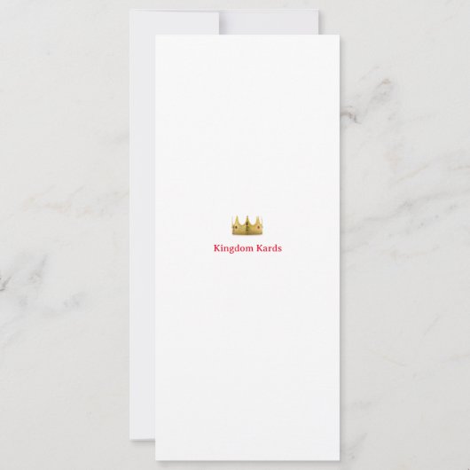 Christelijke Black History Kaart (Achterkant)