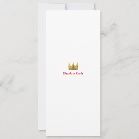 Christelijke Black History Kaart (Achterkant)