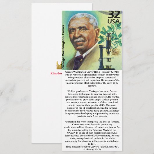 Christelijke Black History Kaart (Voorkant / Achterkant)