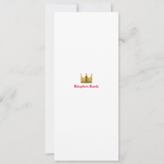 Christelijke Black History Kaart (Achterkant)