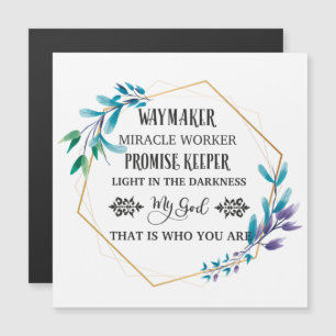 Christelijke Blauwe Floral Wreath