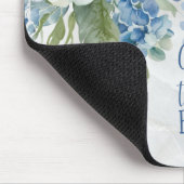 Christelijke Blauwe Marmer Marmer Bijbelse Verse Muismat (Hoek)