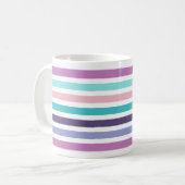 Christelijke BLESSEN Moderne pasta striped Koffiemok (Voorkant links)
