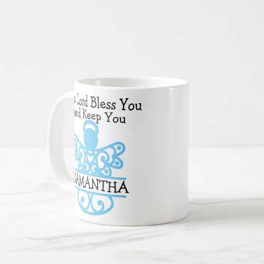 Christelijke Blessenaar Lord Bless U houdt u C Koffiemok (Voorkant links)