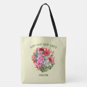 Christelijke BLOEI WAAR JE GEPLANT BENT Gele Bloem Tote Bag (Voorkant)