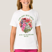 Christelijke BLOEI WAAR U BENT GEPLANT Bloemen T-shirt (Voorkant)