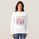 Christelijke Bloemen Borstel Stroke T-shirt/ Trui (Voorkant volledig)