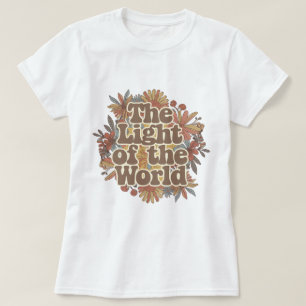 Christelijke Bloemen Het Licht van de Wereld T-shirt