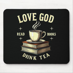 Christelijke Boekenwurm Liefde God Boeken Lezen Th Muismat