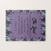 Christelijke botanische drieluik muurkunst legpuzzel (Horizontaal)