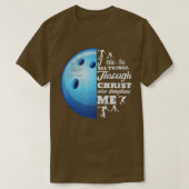 Christelijke Bowling Funny Personalized Team Gift  T-shirt (Design voorkant)
