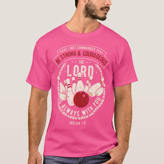 Christelijke bowling t-shirt (Voorkant)