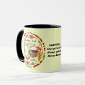 Christelijke BREAD VAN LEVEN Happy Thanksgiving Mok (Voorkant links)