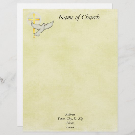 Christelijke briefhoofd (Voorkant / Achterkant)