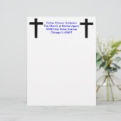 Christelijke briefhoofd (Staand voorkant)